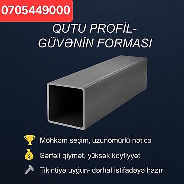 Metal məhsulları: Kvadrat, Dəmir Profil, şveller, Qalınlıq: 3 mm, Yeni, Ödənişli çatdırılma, Rayonlara çatdırılma, Pulsuz çatdırılma — 9