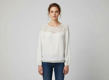 zalando bluzy: Blue, Bluzka damska, rozmiar M