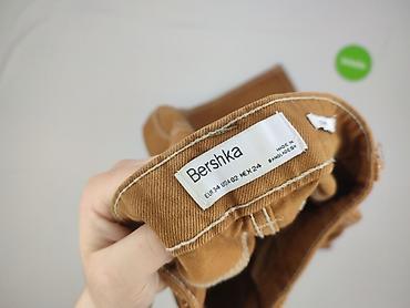 pull and bear rozmiary spodni: Bershka, Spodnie cargo damskie, rozmiar XS — 4