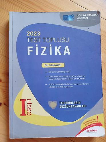 Testlər: Fizika Testlər 11-ci sinif, DİM, 1-ci hissə, 2023 il — 1