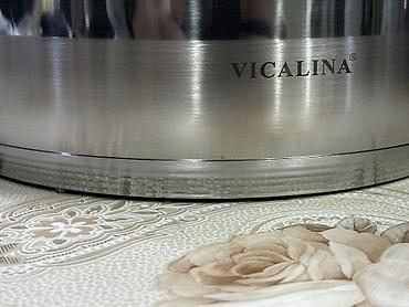 Наборы посуды: Vicalina набор Три кастрюли : 8,4л 3,9л 2,9л Сковорода : 24см Чайник — 3