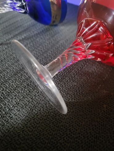 Ostali antikviteti: Case murano kristal,za zestoko pice 1950g+. Case su bez ostecenja,sve — 12