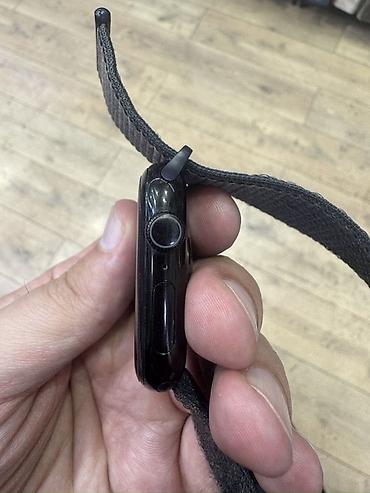 apple saat: Apple Watch 10,46mm ideal veziyyetde karobka usb var 100pil — 2
