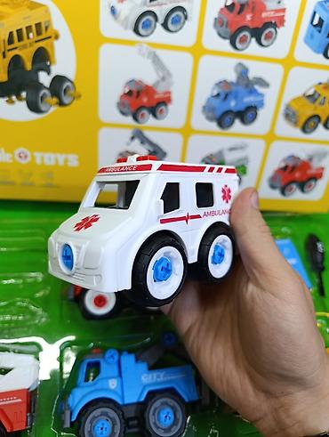 Другие товары для детей: 🚒 Набор разборных машинок спецтехники — играй, собирай и изучай 🚑 В — 6