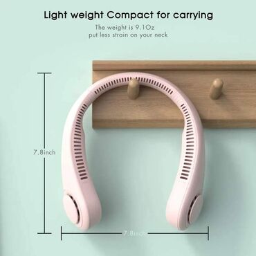 Mini prenosivi ventilatori: Cena 1.700 dinara Mini prenosivi ventilator za vrat bez lopatica USB — 5