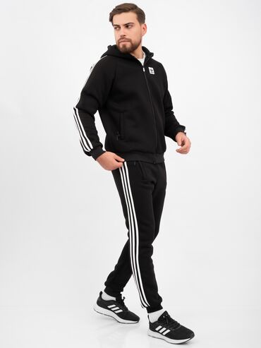 canpellini кошельки цена бишкек: Мужской спортивный костюм, 7XL (EU 54), Adidas, Новый, цвет - Черный, Бесплатная доставка