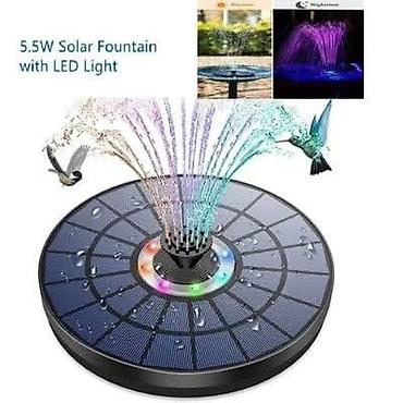 Baštenske česme: LED RGB Solarna fontana Cena: 2400 Potpuno je kontrolisana solarnom — 10