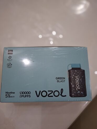 Qəlyan, vayp və aksesuarları: Dubaydan alınıb. Vozol green blast 5ededli. içinde 5 ededdir