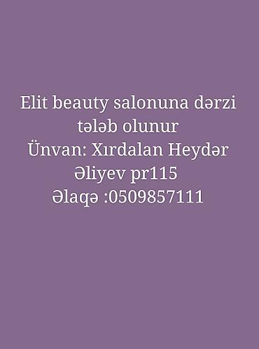 iş elanları derzi: Dərzi tələb olunur — 1