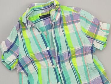 koszula koronka: Shirt 8 years, condition - Very good, pattern - Cell, color - Green