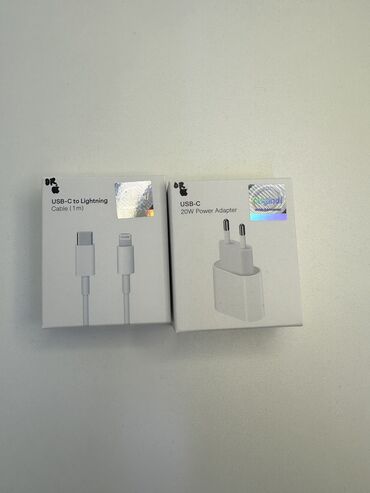 Зарядные устройства: Оригинальная зарядное устройство для iPhone Адаптер 1500 сом Кабель