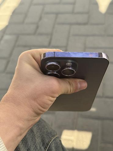 iphone 4с: IPhone 14 Pro Max, Б/у, 128 ГБ, Deep Purple, Чехол — 5