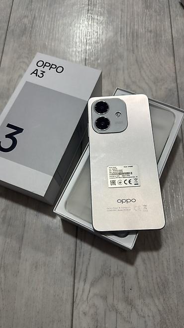 a3 kagiz: Oppo A3, 128 GB, rəng - Gümüşü, Sənədlərlə — 1