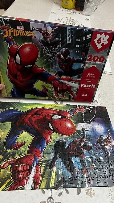 маска spiderman: Пазл Marvel Spider‑Man — 200 деталей Пазл новый - Тематика — 1