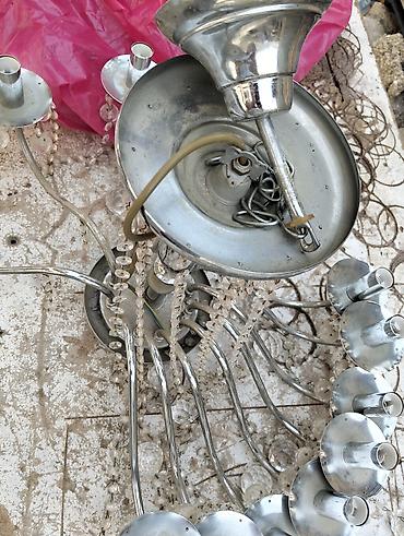 İşıqlandırma: Çılçıraq, 10 və daha çox lampa, Metal — 9