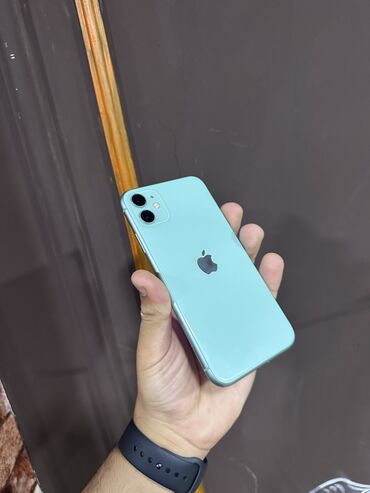 Apple iPhone: IPhone 11, 64 GB, Alpine Green, Zəmanət, Kredit, Simsiz şarj