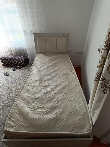Кровати: ПРОДАЕТСЯ односпальная кравать с матрасом состояния хорошее — 1