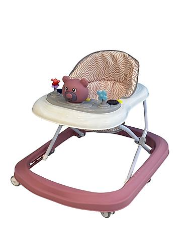 №: 17461 Məhsulun adı: Yerimə arabası Hello Kids, çəhrayı, 6+ ay