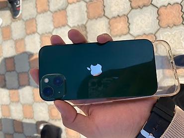 IPhone 13, Б/у, 128 ГБ, Зеленый, Чехол, 78 %