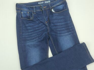 zalando czarne jeansy damskie: Beloved, S, stan - Dobry