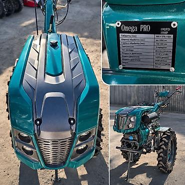 Дизельные мотоблоки: Мотоблок Omega PRO 192FD (дизель, 19 л.с.) Ключевые характеристики: - — 2