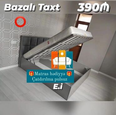 rezinkalı döşək üzlüyü: Yeni, İkinəfərlik çarpayı, Bazalı, Matras ilə