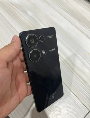 телефон редми 13про: Redmi, Redmi Note 13 Pro, Колдонулган, 256 ГБ, түсү - Кара, 2 SIM