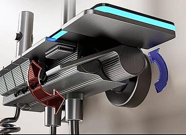 Смесители для ванны и душа: Душевая система с электронным термостатом и верхним тропическим душем — 3