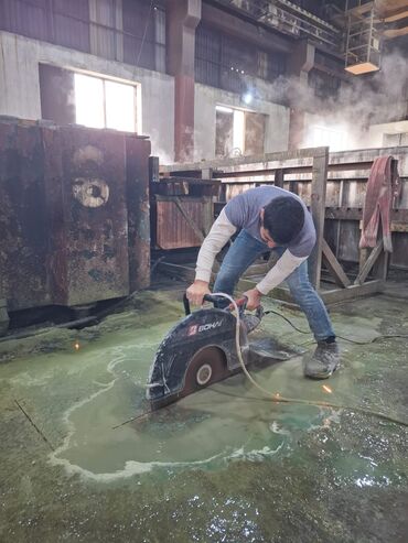Beton işləri: Beton Kəsmə xidməti - Səssiz və vibrasiyasız diamant disk — 1