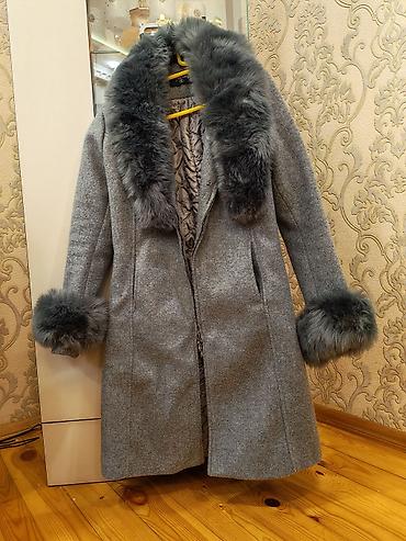 tuklu geyim: Palto, Chanel, M, rəng - Boz — 2