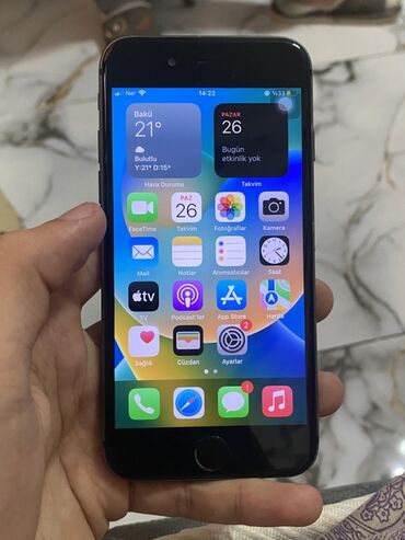 чехол айфон 11: IPhone 8, 64 ГБ, Черный, Отпечаток пальца