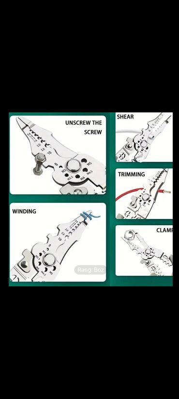 Digər texniki əl alətləri: Elektriklərin köməkçisi, bir neçə alətin alternativ əvəzləyicisi — 5
