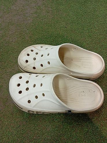 кроксы крокс crocs: Сабо, 40, Crocs, Б/у, цвет - Белый, Самовывоз — 4