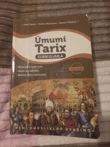 10 ümumi tarix: Ümumi tarix RM nəşr 2023. Səliqəli istifadə olunub. Ödəniş çatdırılma