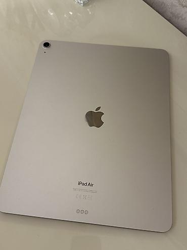 ipad case: Apple İpad air 13.Qutusu var, 94% pil, dəyişilməyib. Üstündə adapter — 2