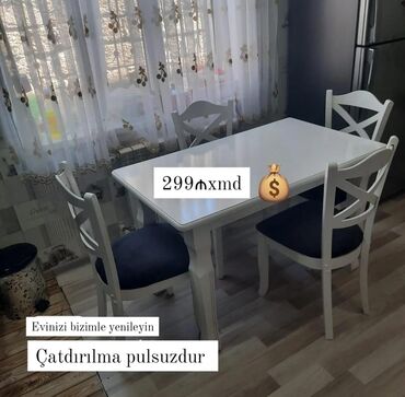 Çarpayılar: Yeni, 4 stul