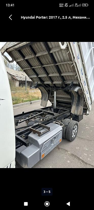 мото мапеь: Hyundai Porter: 2017 г., 2.5 л, Механика, Дизель, Пикап — 2