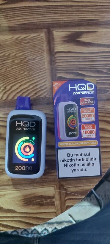 HQD Wapor Pro tərəfindən istehsal olunan bu birdəfəlik elektron