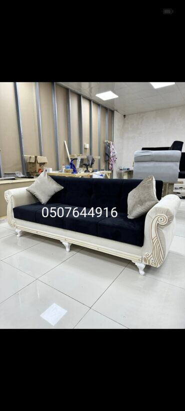 Sifarişlə salon divanları: Mini-divan, 3 nəfərlik, Bazasız, Taxta, Azərbaycan, Kredit yoxdur — 9