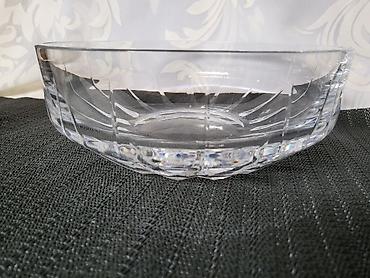 Činije: Servis cinija za poslastice itd.tezak kristal rucna obrada. Servis — 13