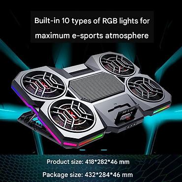 ventilator tap az: M-LID H5 RGB Laptop Soyuducu Stend | 6 Fan | 3 Sürət | 2000 RPM M-LID — 6