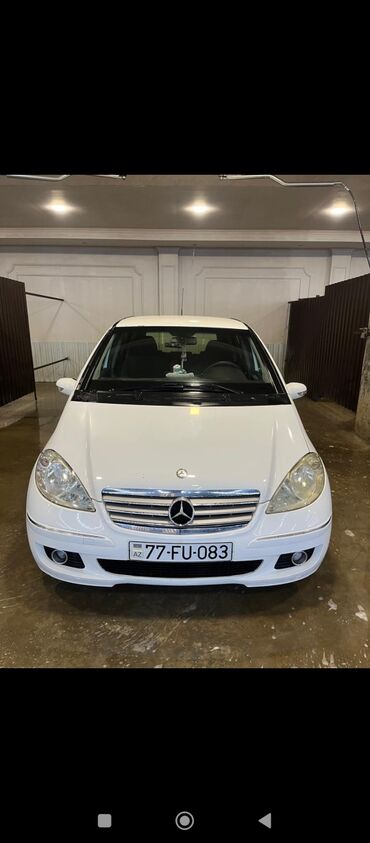 Mercedes-Benz: Mercedes-Benz A 170 – ağ rəng, 5 qapı, kompakt hetçbek. Avtomobil saz — 6