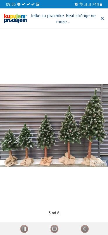 Praznična dekoracija: Jelka, Novo — 12