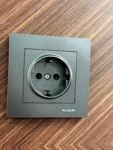 Выключатели: Настенные выключатели KLAUS, графитовый матовый цвет. Описание: - — 10