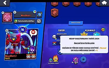 Digər: Brawl Stars oyun hesabı - Kupa: 32 004 (Kupa Yolu nişanı: I) - — 3