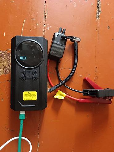 maşin: Multifunksional portativ avto-gadjet: kompressor + start booster + — 2