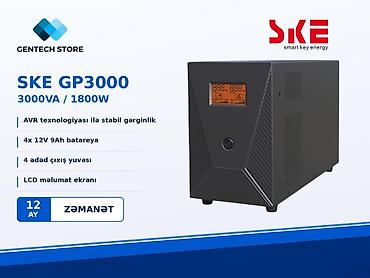 3000VA UPS - SKE GP3000 (AVR Funksiyalı) 3000VA Line-Interactive UPS lalafo.az -da 3000VA UPS - SKE GP3000 (AVR Funksiyalı) 3000VA Line-Interactive UPS