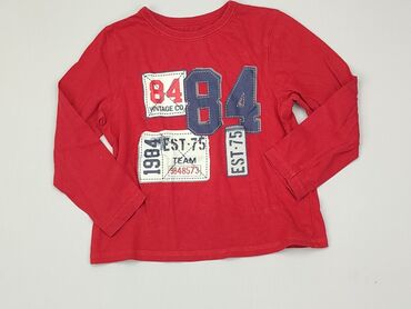 bluzka kopertowa czerwona: Bluzka, George, 3-4 lat, 98-104 cm, stan - Bardzo dobry