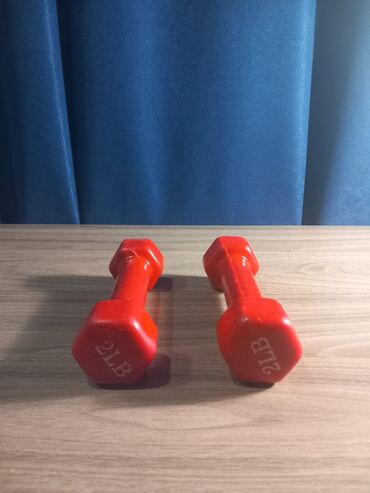 купить гантели бишкек: 🏋️Гантели для фитнеса 2 LB (1 кг) — пара Продаю компактные гантели по