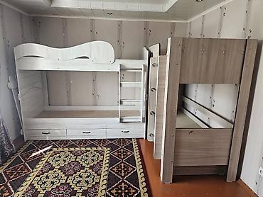 подписать тетрадь по кыргызскому языку: Детская двухъярусная кровать из ЛДСП с лестницей и выдвижными ящиками — 1